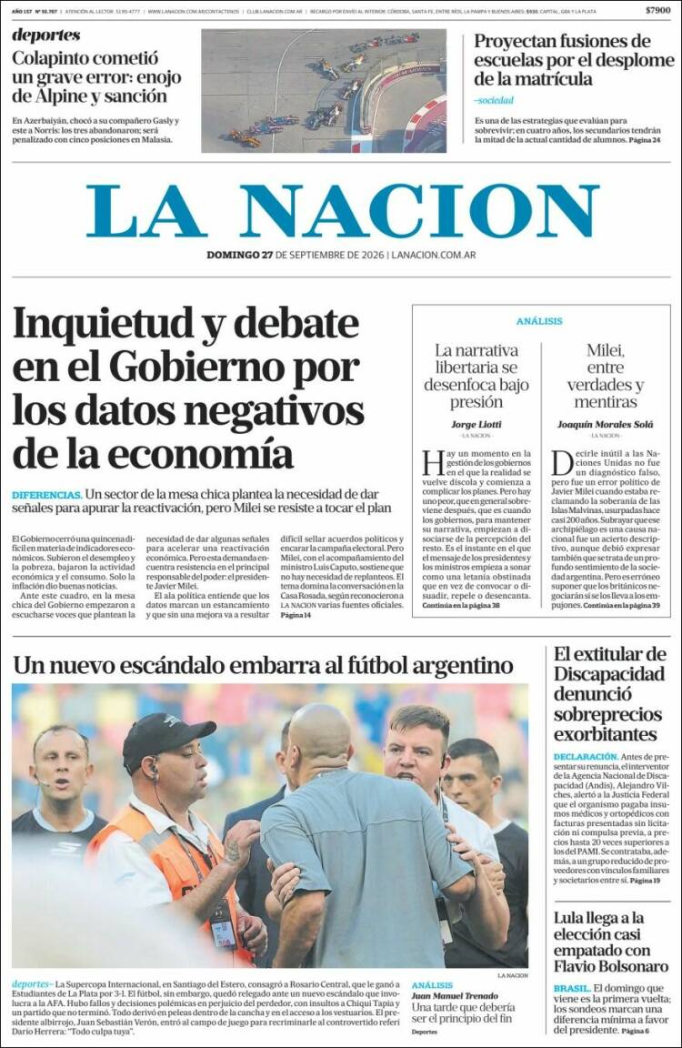 segarat's tweet photo. Las tapas de clarín y la nación son vergonzosas pero a la vez nos dejan bien en claro de qué lado de la mecha nos tenemos que encontrar siempre https://t.co/KLlB5g3RkG