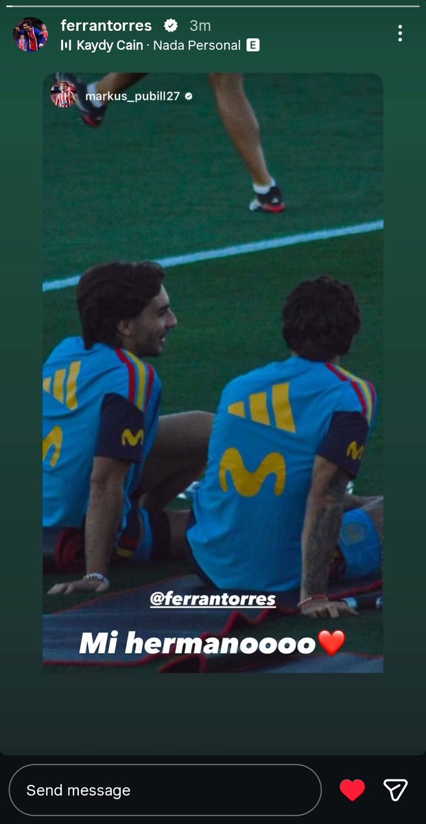pamfer98's tweet photo. Now that's the friendship I love to see ♥️
Pubill everytime rising up whenever Ferran needs it the most (A defender in the truest sense) https://t.co/RutKVJPFIo