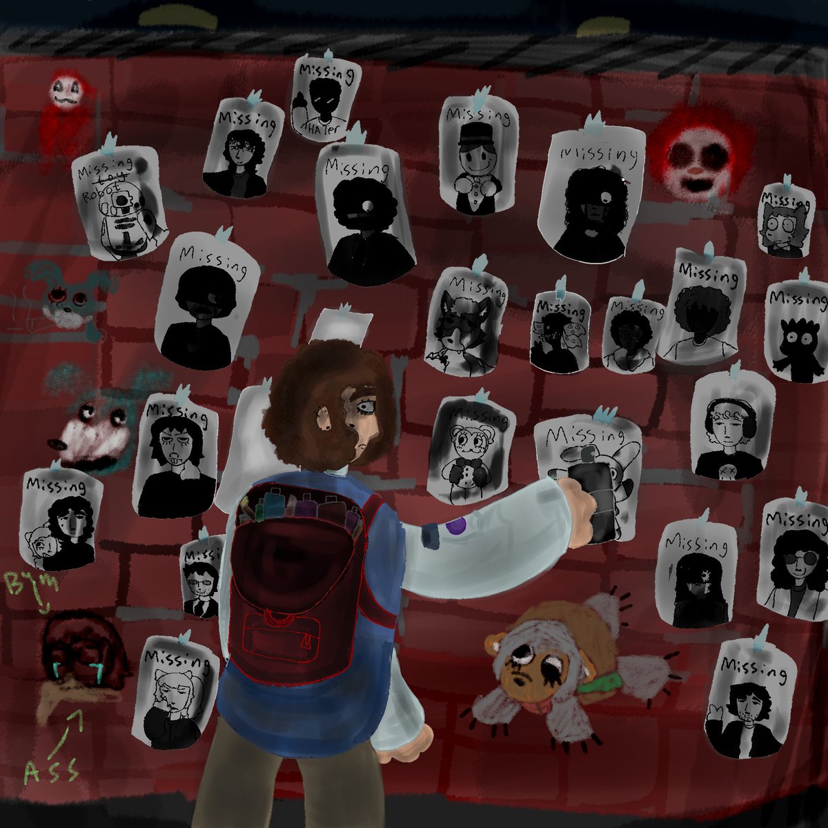 Cloud_clover1's tweet photo. Don't vandalize Sophie walten!!! #TWF #TheWaltenFiles #art #SophieWalten https://t.co/IFNTWEJlqY