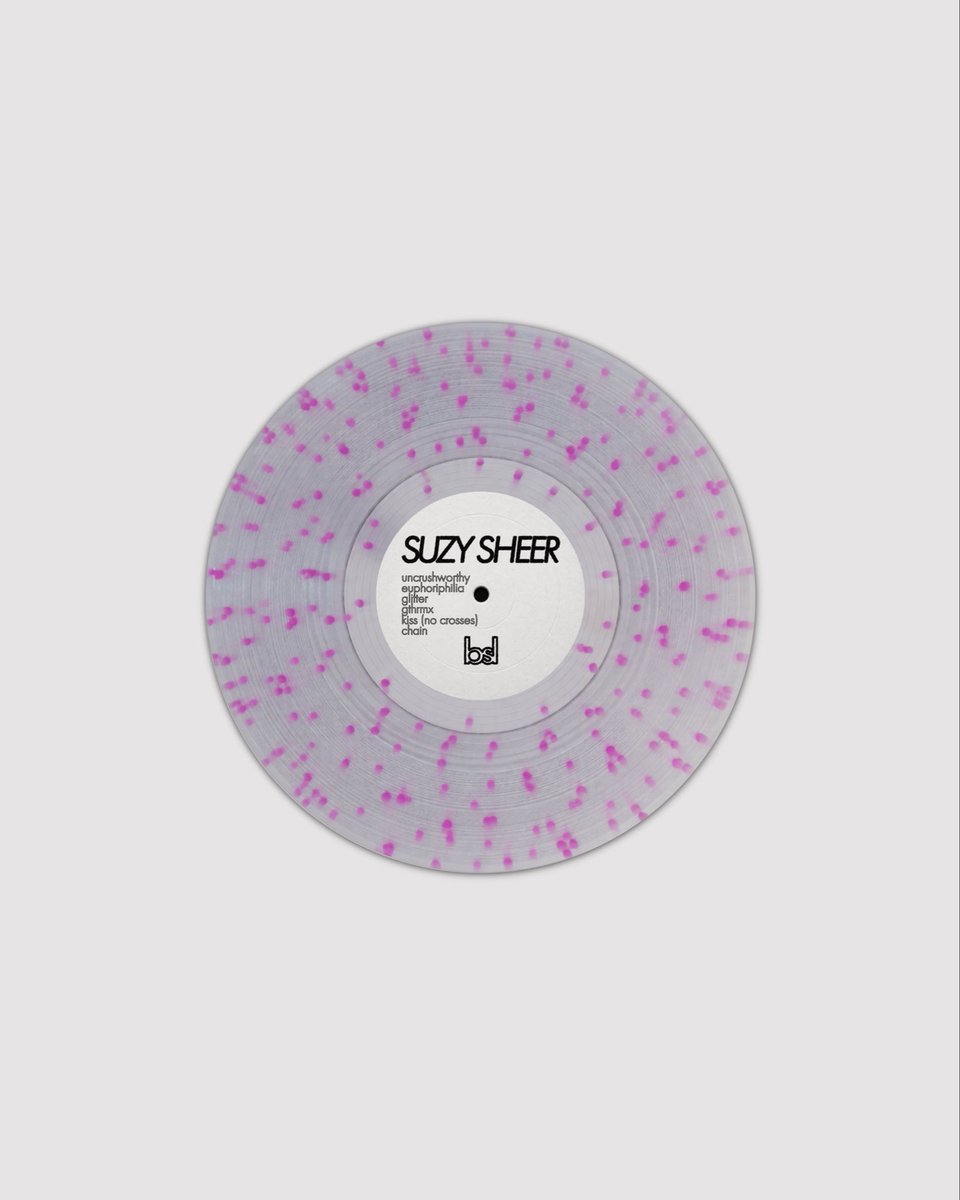 vertigovinylga's tweet photo. VV x Suzy Sheer

REPOST + FOLOW TO ENTER GIVEAWAY FOR TEST PRESSING

Euphoriaphillia / Blissed by Suzy Sheer

Pressed on purple droplet splatter vinyl LP, this release is limited to 300 hand-numbered copies. Once it sells out, it will not be restocked.

https://t.co/cSKb8nXq4T https://t.co/Uqk7WNGZJT