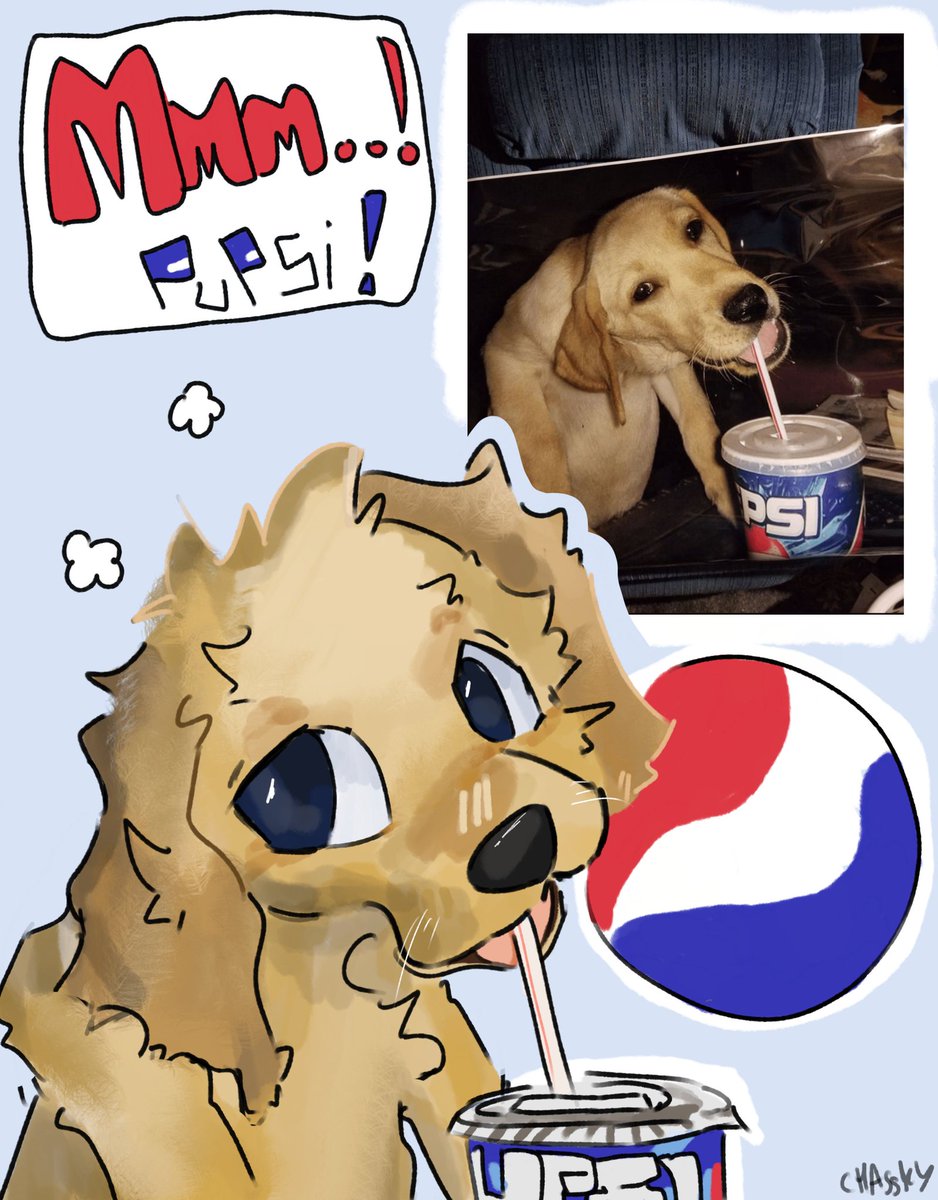 chasskyfox's tweet photo. u might like this one with the pepsi https://t.co/xBW3njDYZc