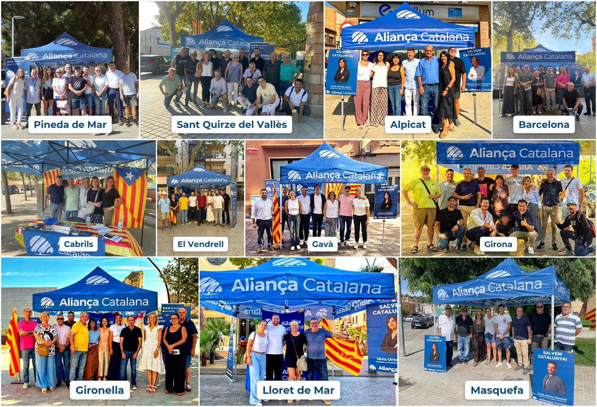 CatalunyaAC's tweet photo. Un cop més, les nostres parades informatives han estat presents als carrers de Catalunya.

Gràcies a tothom que hi ha participat i ho ha fet possible.

💙 #SalvemCatalunya https://t.co/MN4m5WV5bT