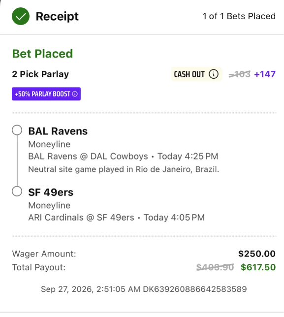 LocksHot4YOU's tweet photo. 🚨FREE PICKS 🚨

SAINTS ML          RAVENS ML (+147)
49ers ML 
(-115)
 
For PREMIUM picks join cord 

LINK IN BIO 

#RodgersxBoardman https://t.co/AHwlu3jxpx