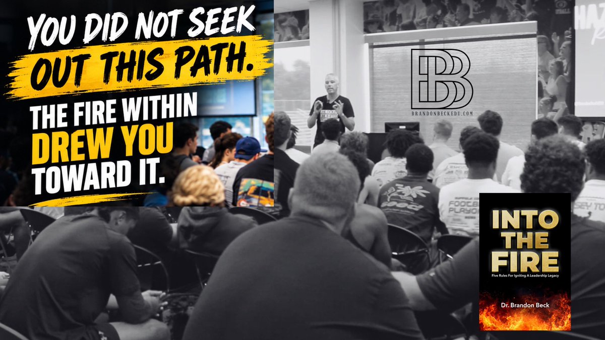 BrandonBeckEDU's tweet photo. You were not selected to be a leader by accident.

Someone trusted you with the responsibility before you even trusted yourself.

There has always been something inside of you that made people believe in you, follow you, and choose you.

You may think you chose leadership.

But perhaps the deeper truth is this…

Leadership chose you.

Now it is your responsibility to become the leader others already believe you can be.

#Leadershipcoach #IntoTheFire #Leadershipdevelopment #UUPotential