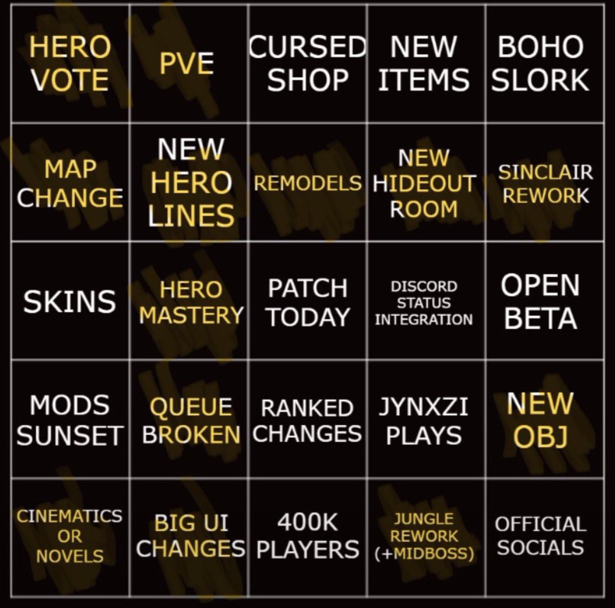 Transmistressps's tweet photo. TUESDAYS BINGO SHEET

LETS CHECK IN 48 HOURS https://t.co/24EqVzmIVO