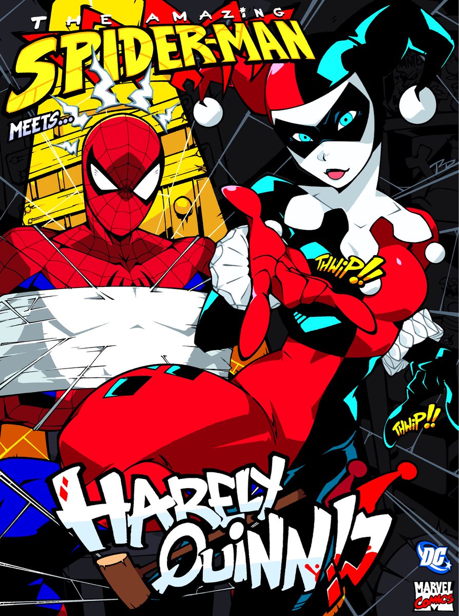 raftor25's tweet photo. Spider-Man x Harley Quinn Drawing🕷️♦️

DONE… https://t.co/DfDVv31T9B