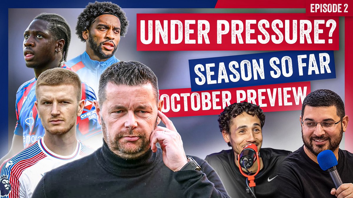 LouieFrederick_'s tweet photo. EPISODE 2 

LOUIE AND JOE DISCUSS &amp; RATE CRYSTAL PALACE SEASON SO FAR | LATEST PALACE NEWS | PREVIEW OCTOBER FIXTURES 

#CPFC

https://t.co/48ZhSE4xfR https://t.co/LP4RrfiIm4