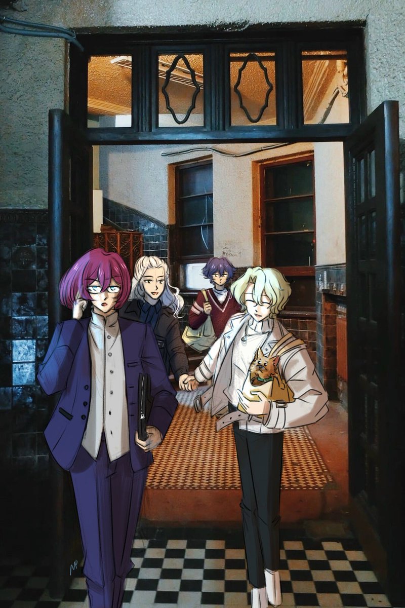 MirisayaRams's tweet photo. In the city of Vyborg, there is the "Eden House"—also known as the "Generals' House"—so I drew Eden at the Eden House.

ヴィボルグには「エデンの家」という建物があって、「将軍の家」とも呼ばれているので、エデンをエデンの家に描いてみました！
#Eden #EnsembleStars #enstars https://t.co/O7vkeP5oxS