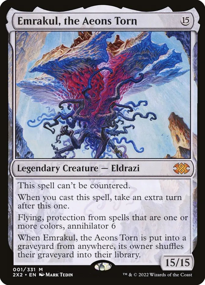 MTGdailyoff's tweet photo. Emrakul, the Aeons Torn
🖌️ Illustrated by Mark Tedin

#mtg #magicthegathering #mtgcommunity https://t.co/5zg0H4MByr