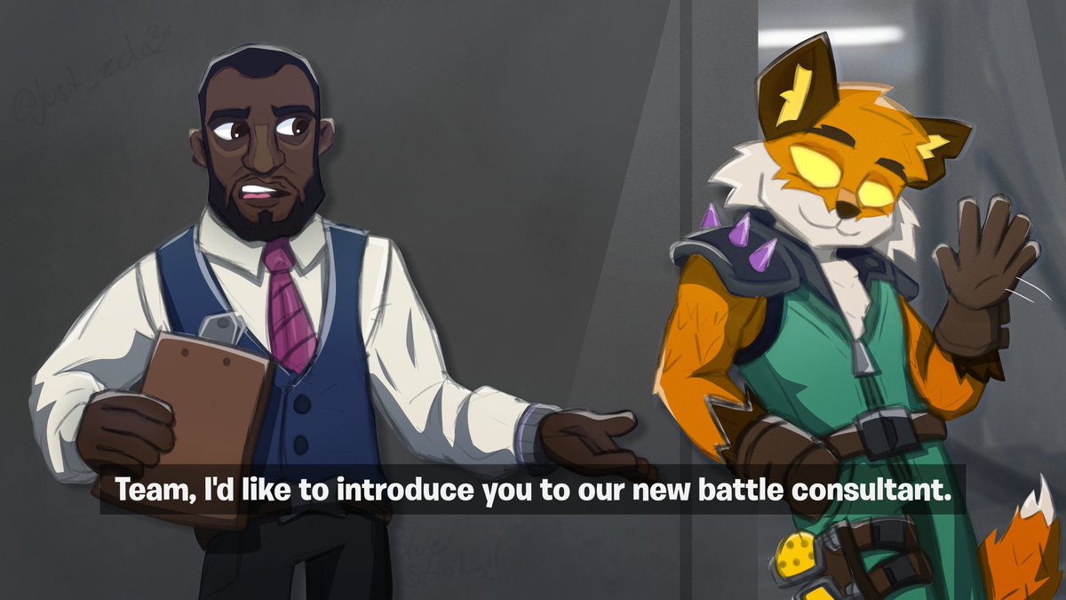 just_zula's tweet photo. loved how Fennix was portrayed in this anim i js had to recreate a scene from it 😭 #BoxCatStuff https://t.co/81YTnfTqGE