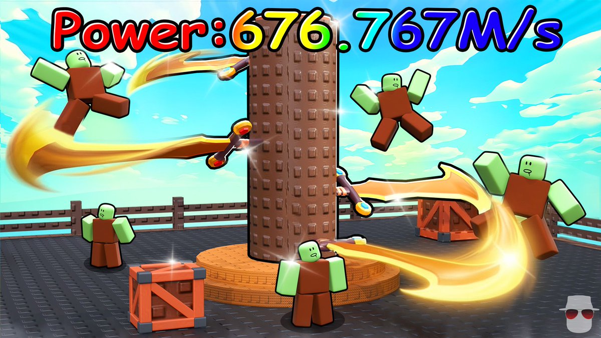 Ktlag_'s tweet photo. Massive stat scales + dynamic radial motion arcs sell the power fantasy fast. Clean silhouettes keep it instantly readable on mobile feeds.

DM for commissions &amp; CTR audits! #RobloxDev #RobloxGFX https://t.co/BaVihIw8BU