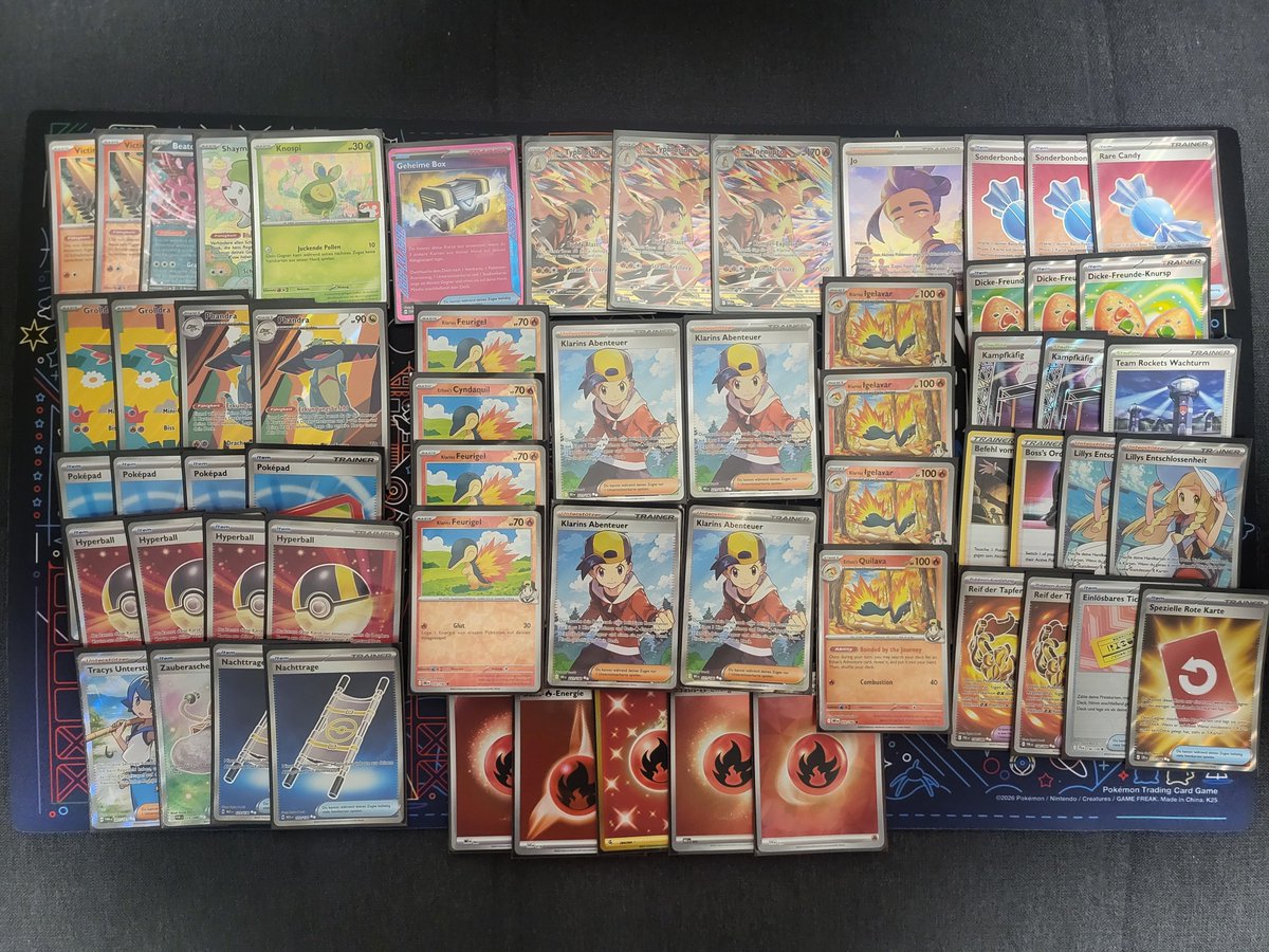 YasminKissTCG's tweet photo. TOP 32 FRANKFURT REGIONAL WITH TYPHLOSION 🔥🔥🔥

10-2-2 finishing 30th out of 2793 players.

Ran into 7 Dragapults and 1 Festival Lead. No Excadrill. No Hydrapple. 
Make the impossible possible. 🤌 https://t.co/uNmMhPJ5pP