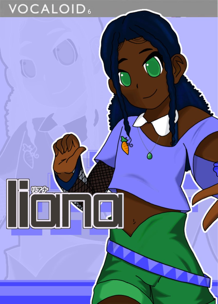 AkitaNakeru's tweet photo. //Everone, meet LIANA 💜

She's a derivative of Gumi (still deciding on pitch), rockstar, and is in a duo with @teohanase as DIVALOIDS https://t.co/G3QMFk7KZN