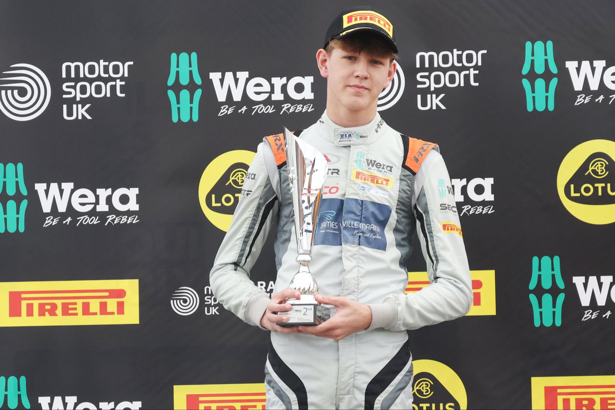 JHRdevelopments's tweet photo. That’s a wrap!

A strong weekend for JHR at Silverstone, with Lewis taking P2 and both Lewis and Haarni securing rookie podiums! 

A special shoutout to Haarni for his first-ever rookie podium!

Onto the next! https://t.co/1brZGmVLp2