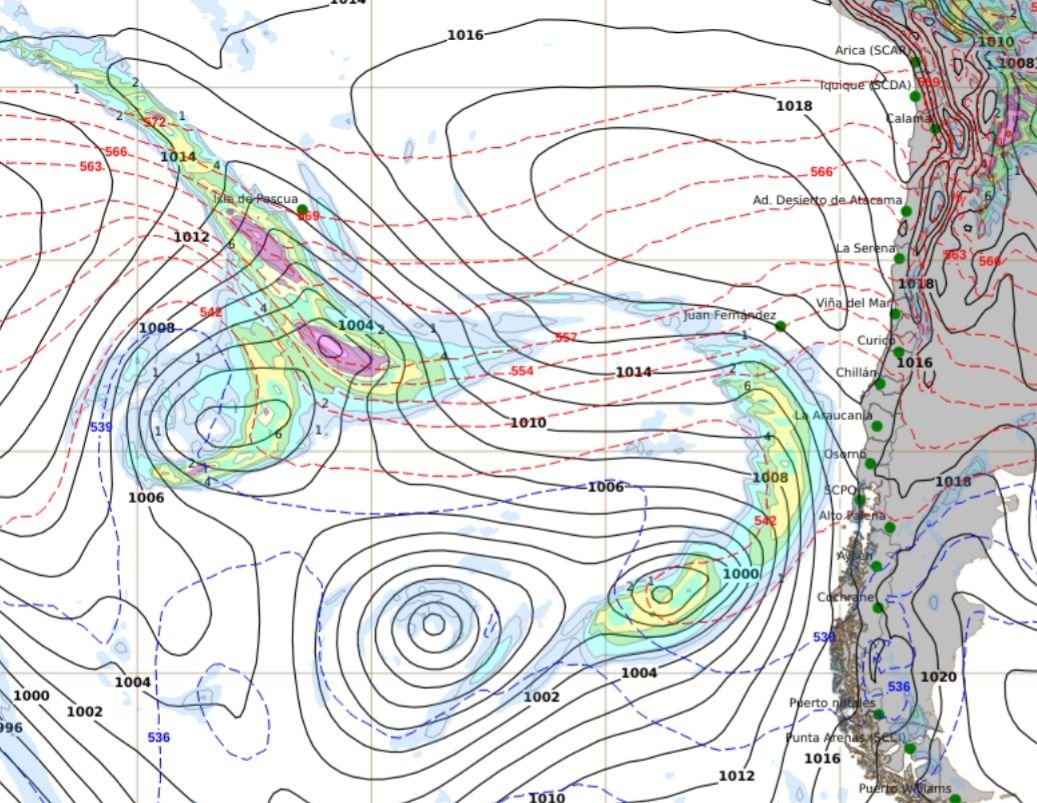 meteochile_dmc's tweet photo. 🧵1/4 #ProyecciónMeteorológica 🌧️🇨🇱 | Septiembre se despide con precipitaciones en la zona centro y sur
La última semana del mes estará marcada por abundante nubosidad e inestabilidad atmosférica, con el paso de perturbaciones frontales. 👇 https://t.co/KrrNK21GuT
