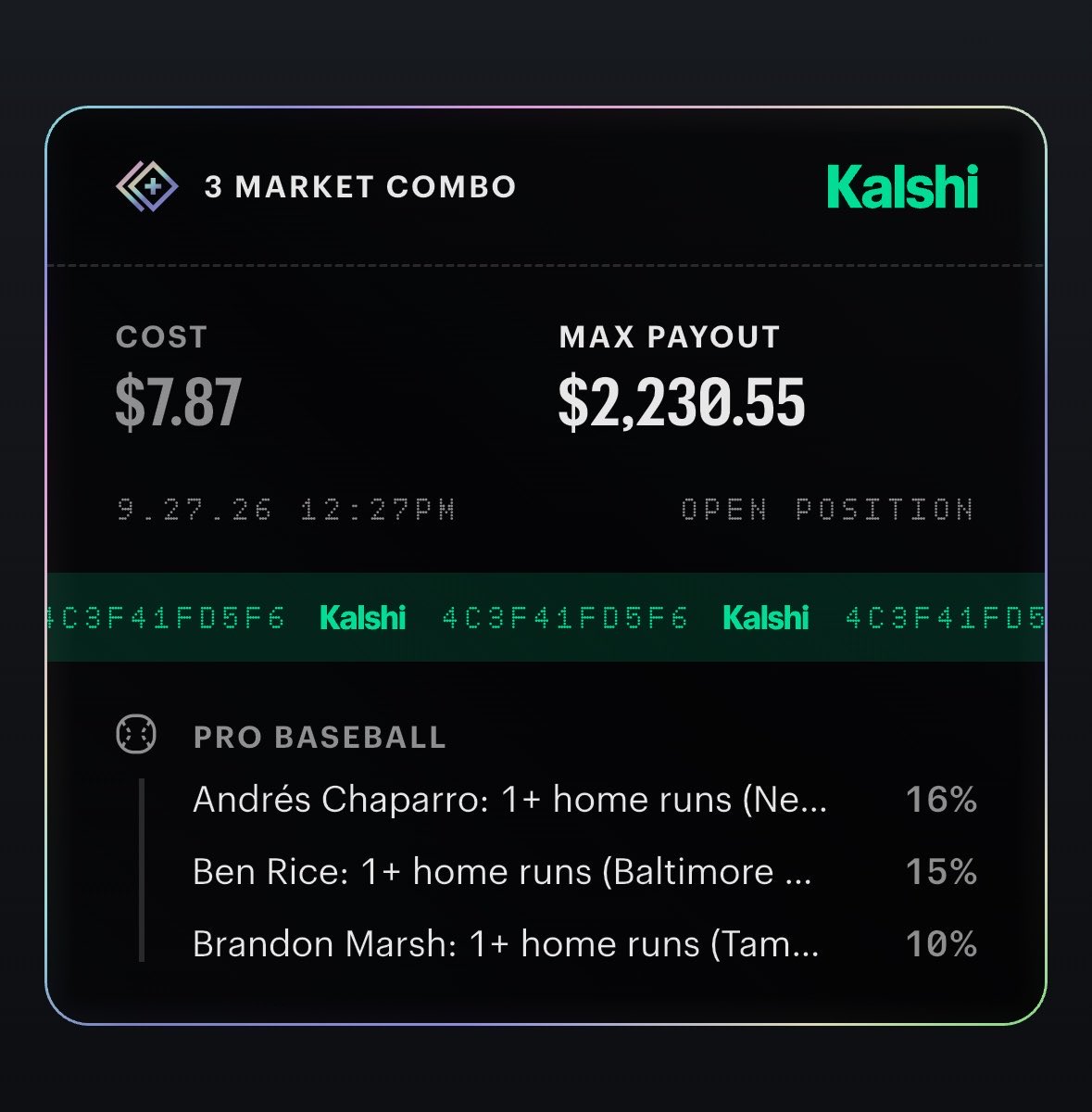 Jafardmenace's tweet photo. ✅Chap‼️☄️

https://t.co/KiC9C2TUiE

#mlb #Gambling𝕏 #everyone #trending #x https://t.co/Eh5ejAB2qD