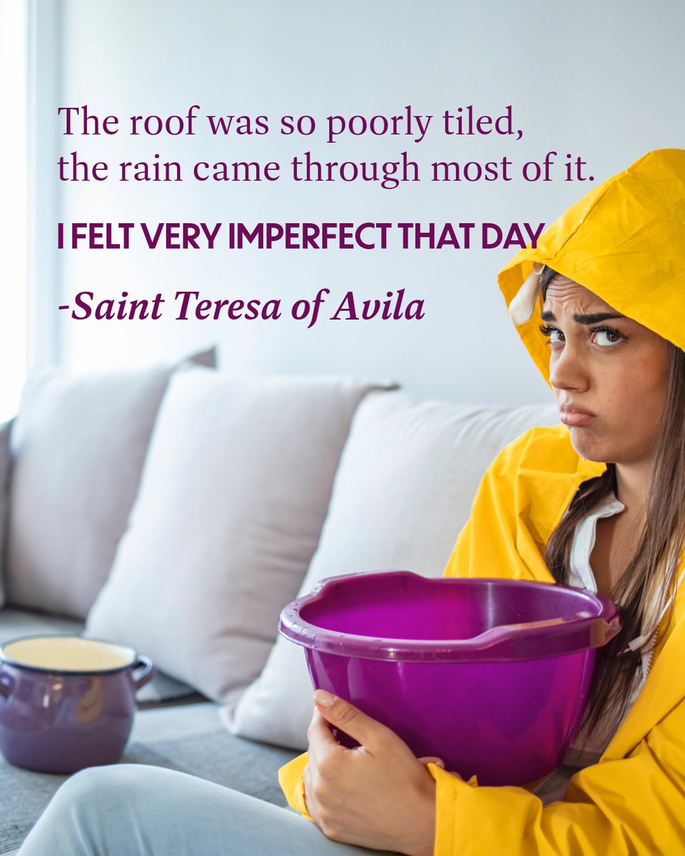 carmelitequotes's tweet photo. ☔ The chapel was nearly ready for the Blessed Sacrament, and Saint Teresa expected the faithful to come for Holy Mass. Despite her anxiety, a benefactor trusted God to provide. 

🔗 https://t.co/q6G6RDmdLf 

#Catholic #Saints https://t.co/k9Ez9gYSVi