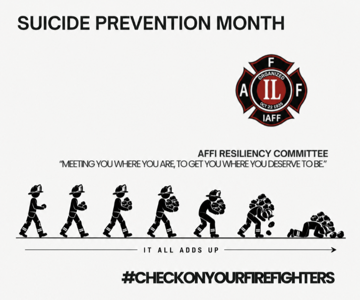 AFFI1935's tweet photo. The difficult scenes. The missed sleep. The stress at work and at home. The things we see—and the things we carry without ever talking about them.

Check on your firefighters. Make time to listen, and remind one another that asking for help is a sign of strength—not weakness. https://t.co/1WAvOXNN3J