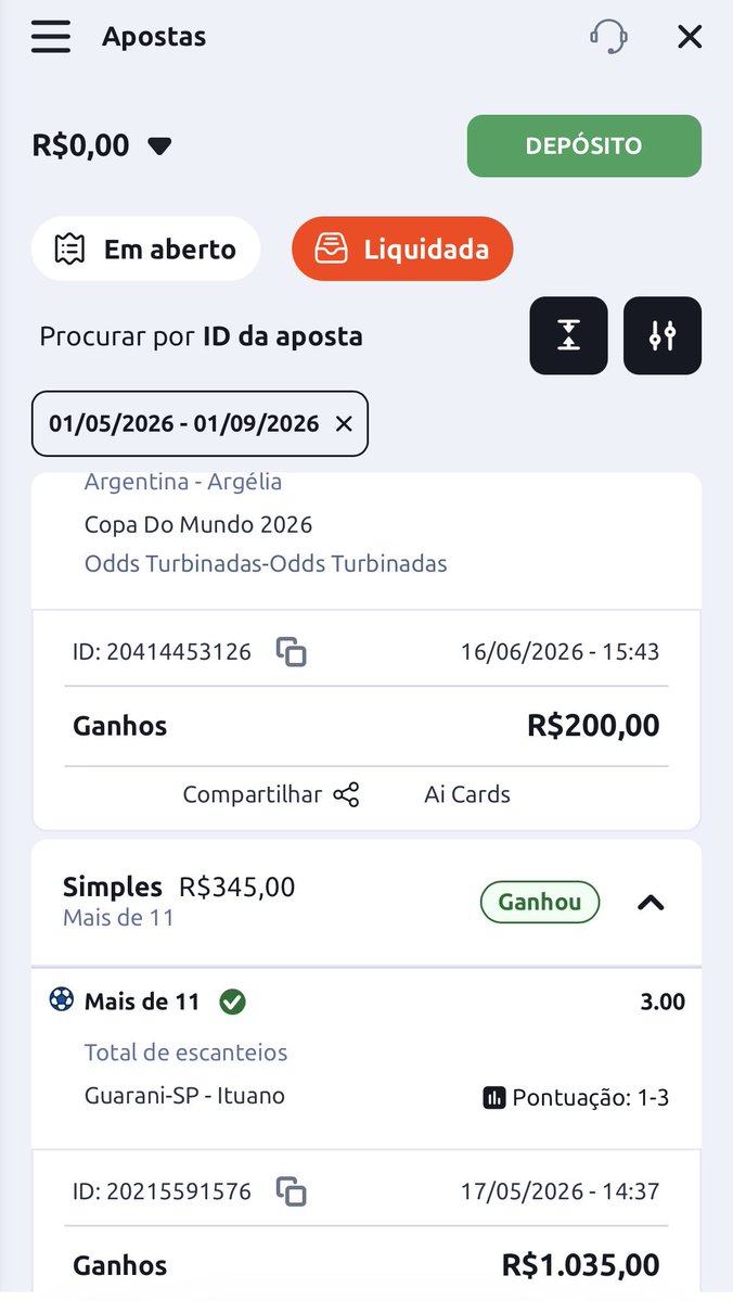 chestianribeiro's tweet photo. @alan_lop09 @Betano_BR minhas duas únicas apostas na betano no ano. pra quem acha que aposta esportiva é só perder dinheiro https://t.co/2VQj4wadLV