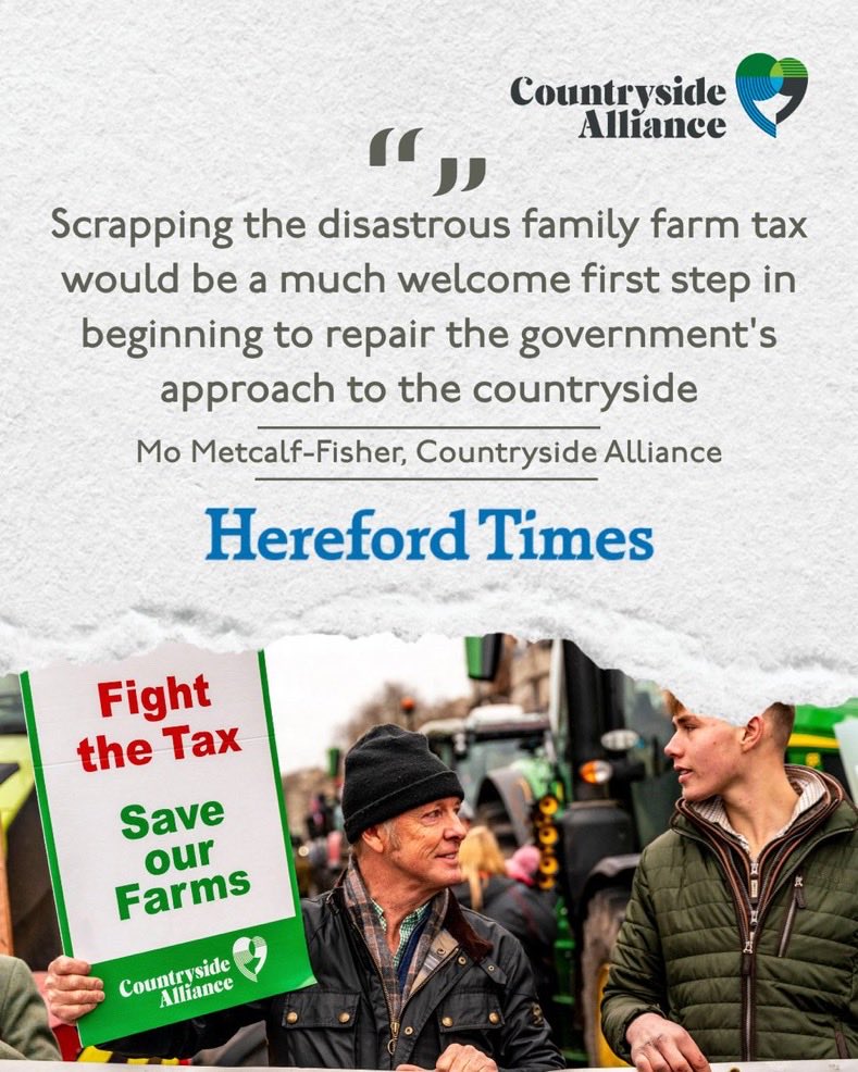 alipevs's tweet photo. This says it all 👇
Scrapping the family farm tax is the first step to repairing the government's approach to the countryside. Back British farming!
#Farming #BritishCountryside #CountrysideAlliance #SaveOurFarms https://t.co/fVQduUZDsC