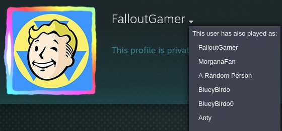 jevilthefirst's tweet photo. @ProductionsLewd hello, would like to update that he became falloutgamer on steam https://t.co/DwHgJfcOUj