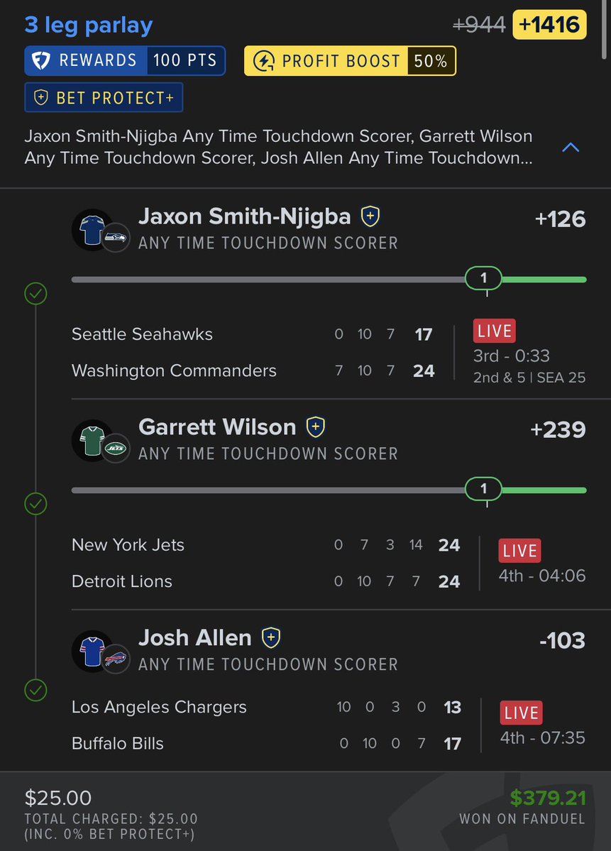 JoePickem's tweet photo. Maybe I should start posting TD plays…? https://t.co/ROxxBWq5gF