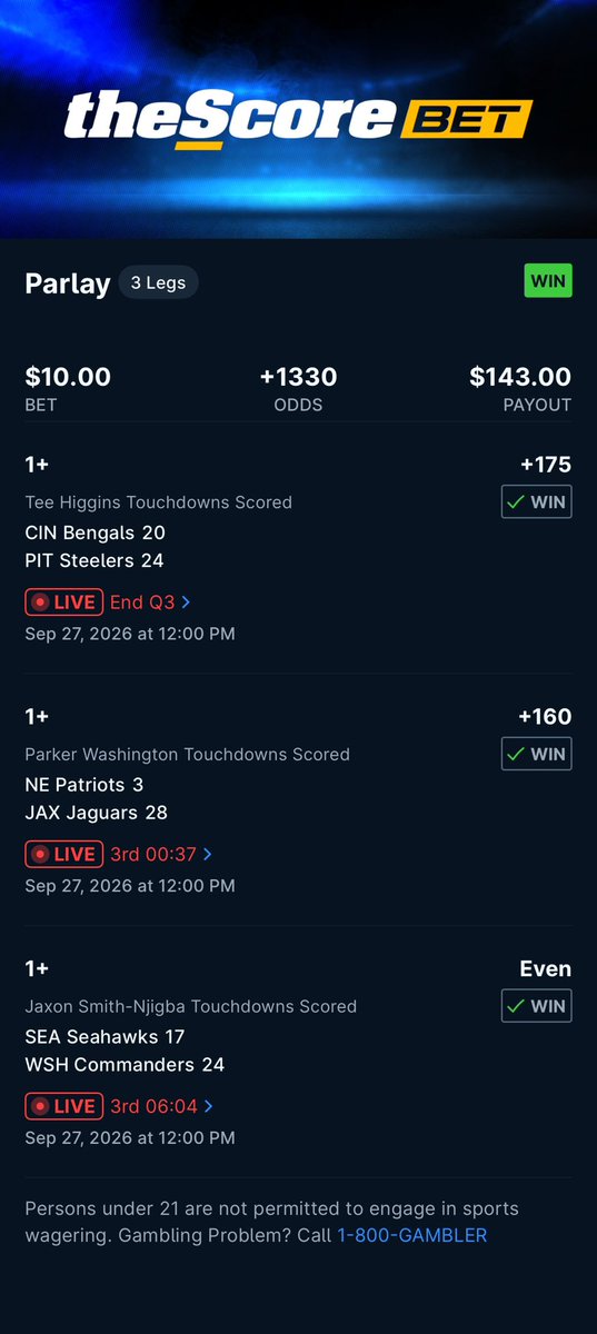 JoePickem's tweet photo. Maybe I should start posting TD plays…? https://t.co/ROxxBWq5gF