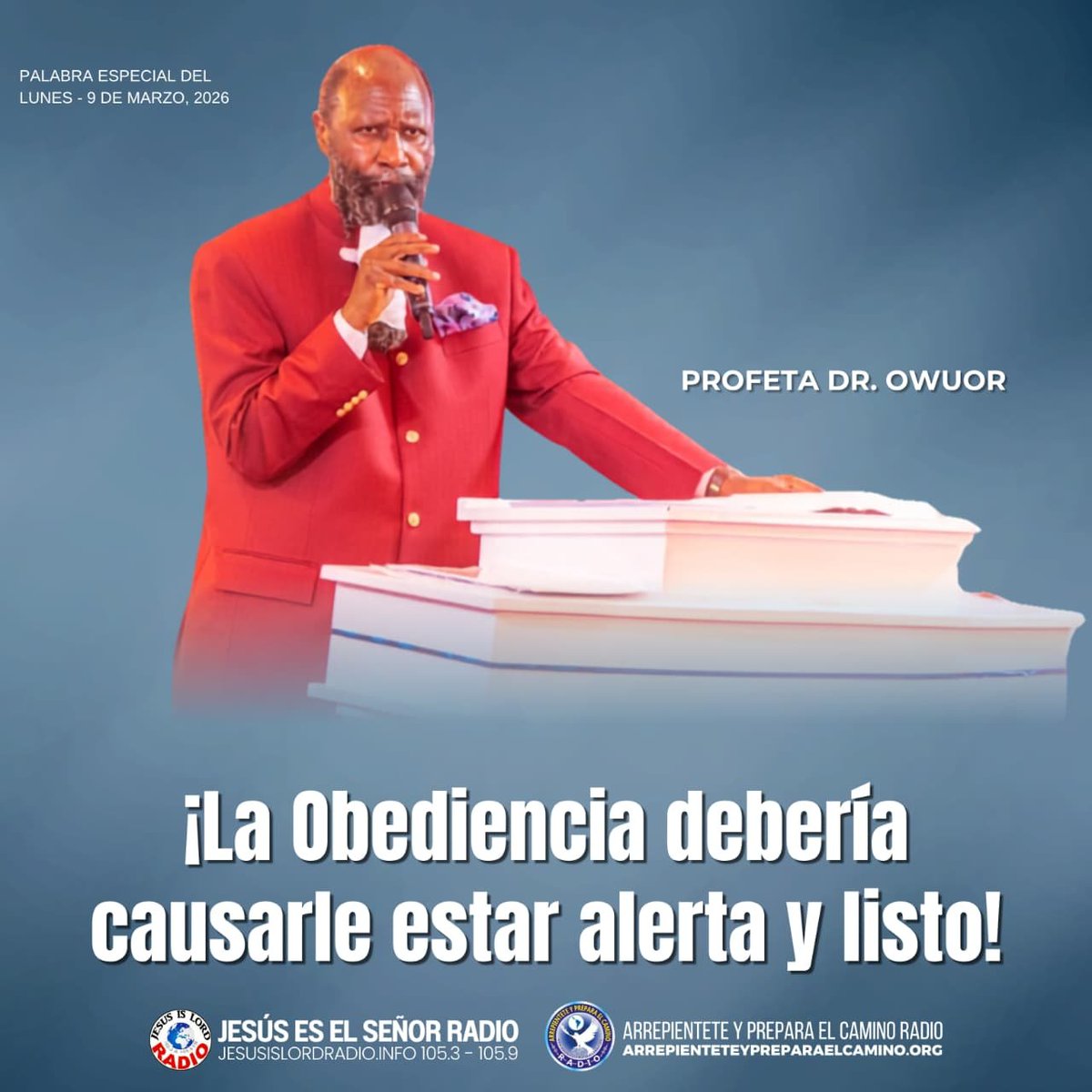 ArzobispHerbert's tweet photo. Debemos estar alerta y preparados para el Arrebatamiento. #RealityEternityCheck https://t.co/xtTaOohEpn