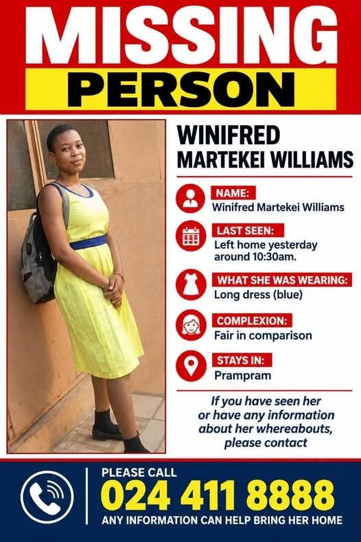 pastor_mensah's tweet photo. MISSING PERSONS: A SERIOUS NATIONAL CONCERN — AUTHORITIES MUST ACT SWIFTLY

A few months ago, I raised serious concerns about the increasing reports of people going missing in Ghana, and I believe it is necessary to bring the matter back to the attention of the authorities.

I am therefore respectfully appealing directly to H.E. President John Dramani Mahama, the Honourable Minister for the Interior, the Cyber Security Authority, the Inspector-General of Police and the Ghana Police Service to treat the issue of missing persons with the urgency it deserves.

When a person goes missing, every hour can matter. Families are left traumatised, uncertain about the whereabouts and safety of their loved ones, and sometimes forced to search for answers on their own.

I am not suggesting that every missing-person case has the same cause. However, authorities should ensure that every credible report is properly documented, assessed and investigated, including the possibility of criminal activity, human trafficking, kidnapping, online exploitation, financial motives or other circumstances where evidence points in that direction.

We need stronger coordination between Police investigators, Police Intelligence, Cybercrime investigators and other relevant security institutions, particularly where phones, social media, mobile-money transactions, CCTV, vehicle movements or other digital evidence could help establish what happened.

The Ghana Police Service already has structures for missing-person records, criminal intelligence and cyber investigations. The question is how effectively these capabilities are being brought together when a person disappears.

Mr President, Hon. Interior Minister, CSA and Ghana Police Service, I respectfully ask: can we strengthen the national response to missing-person cases before more families are left without answers?

This is not about politics.

This is about protecting lives, finding missing persons and giving families answers.

I raised this concern months ago, and I am raising it again because I believe the matter requires urgent, coordinated and sustained attention.

#MissingPersonsGhana #ProtectOurCitizens #GhanaPoliceService #InteriorMinistry #CyberSecurityAuthority #PublicSafety #NationalSecurity #CrimePrevention #Ghana #FindTheMissing