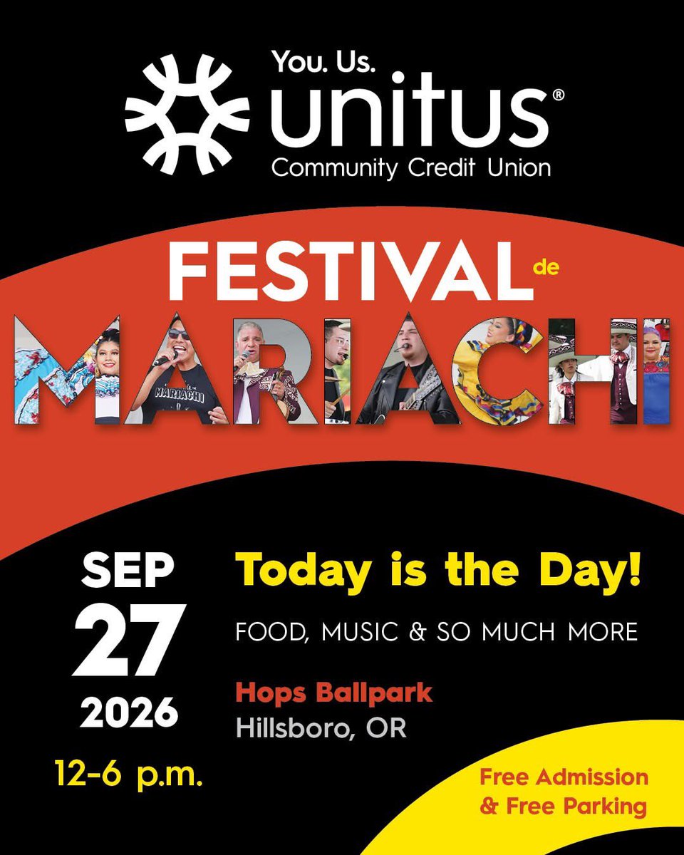 ConsulMexPot's tweet photo. 🎶 El Festival del Mariachi @UnitusCCU! 

Hoy, 27 de septiembre! 🎺🪊 https://t.co/zGmOeDFrJf
