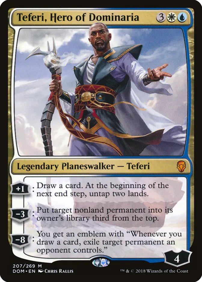 MTGdailyoff's tweet photo. Teferi, Hero of Dominaria
🖌️ Illustrated by Chris Rallis

#mtg #magicthegathering #mtgcommunity https://t.co/mkIpsHnQBo