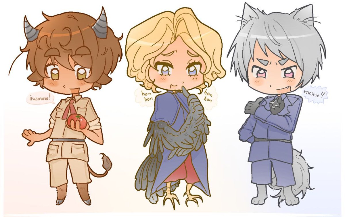 ranalda7816's tweet photo. Bad touch trio! #hetaliafanart #aph #hetalia https://t.co/zHDlW3mZGv