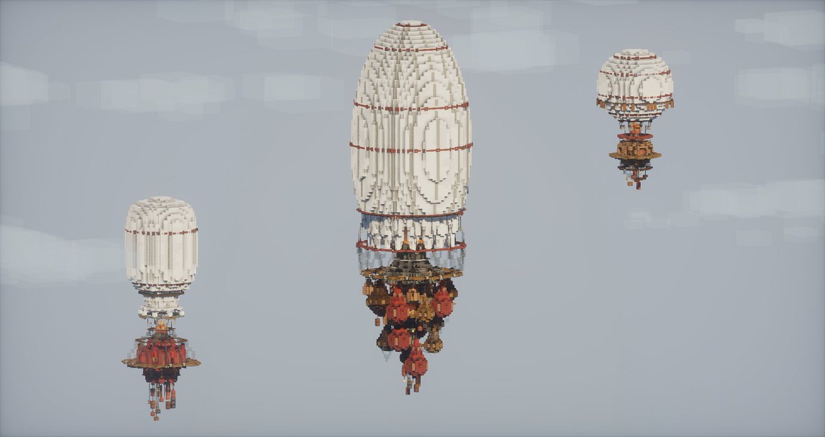MineDesigns_'s tweet photo. Air Balloon Asset Pack
#Minecraft #minecraft建築コミュ #Minecraftbuilds https://t.co/im5dgs6YHg