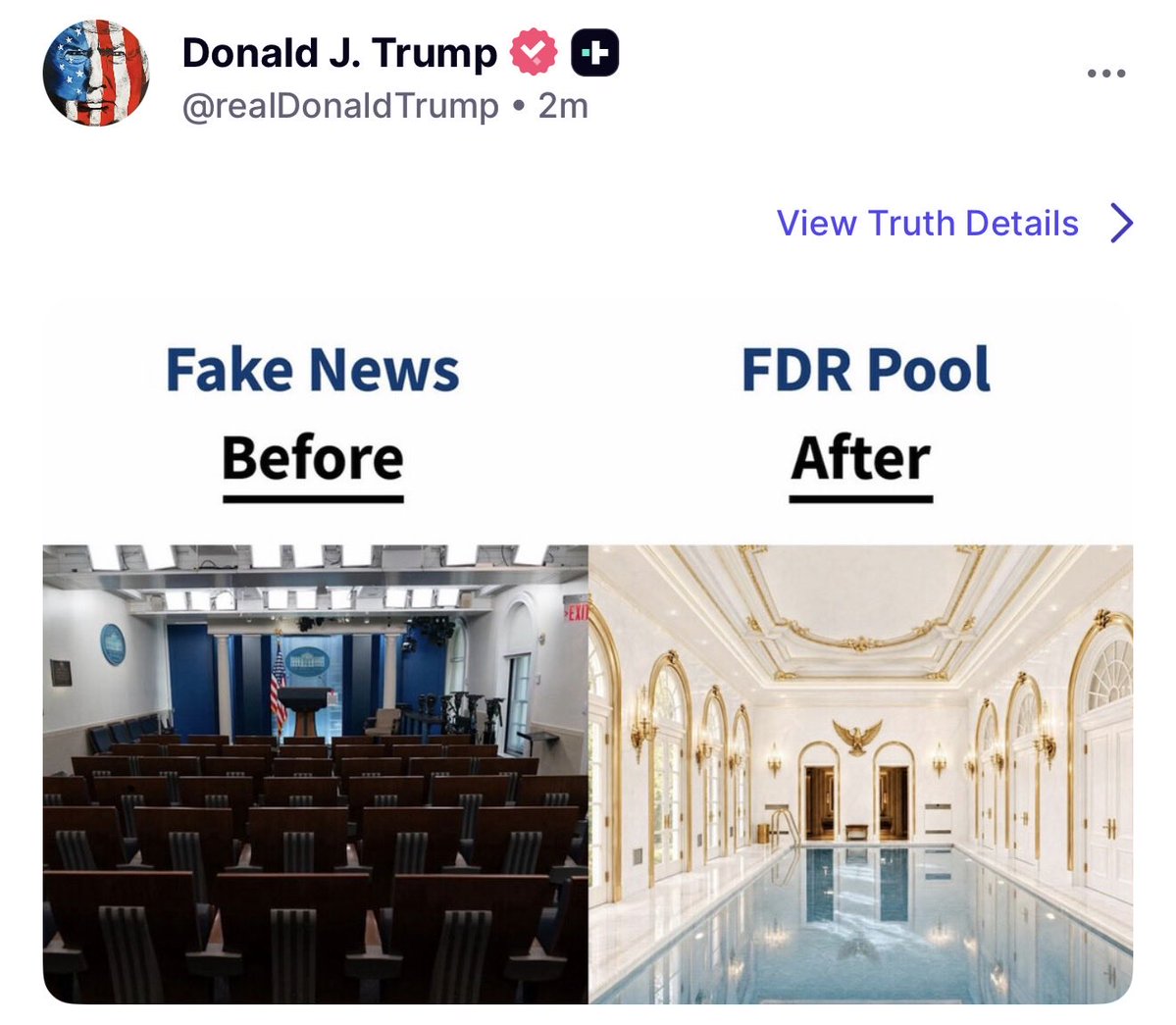 MAGAVoice's tweet photo. LMFAO 🤣 NO WAY… President Trump is actually doing this… Liberals are going to have a bad week https://t.co/rjlwR8R64j