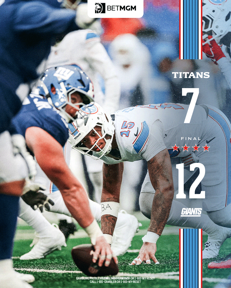 Titans's tweet photo. Final

@BetMGM https://t.co/fLvkD8Ajeh