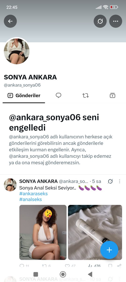 06ankaracift06's tweet photo. İyi akşamlar bu oruspu çocuğu tek kişiye ağit bu hesaplar  çift arkadaşlar tehtit edip iftiralar atıp mileti ifşa ediyor ankarada tek beylerin adınıda kötülüyor bunun gibileri Ankara'da yaşamaya hakkı yok spamlayın #ankara #ankaragay #sincangay https://t.co/0Yho2yX5Yi