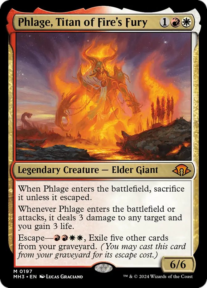 MTGdailyoff's tweet photo. Phlage, Titan of Fire's Fury
🖌️ Illustrated by Lucas Graciano

#mtg #magicthegathering #mtgcommunity https://t.co/dkBrMrJ8gT