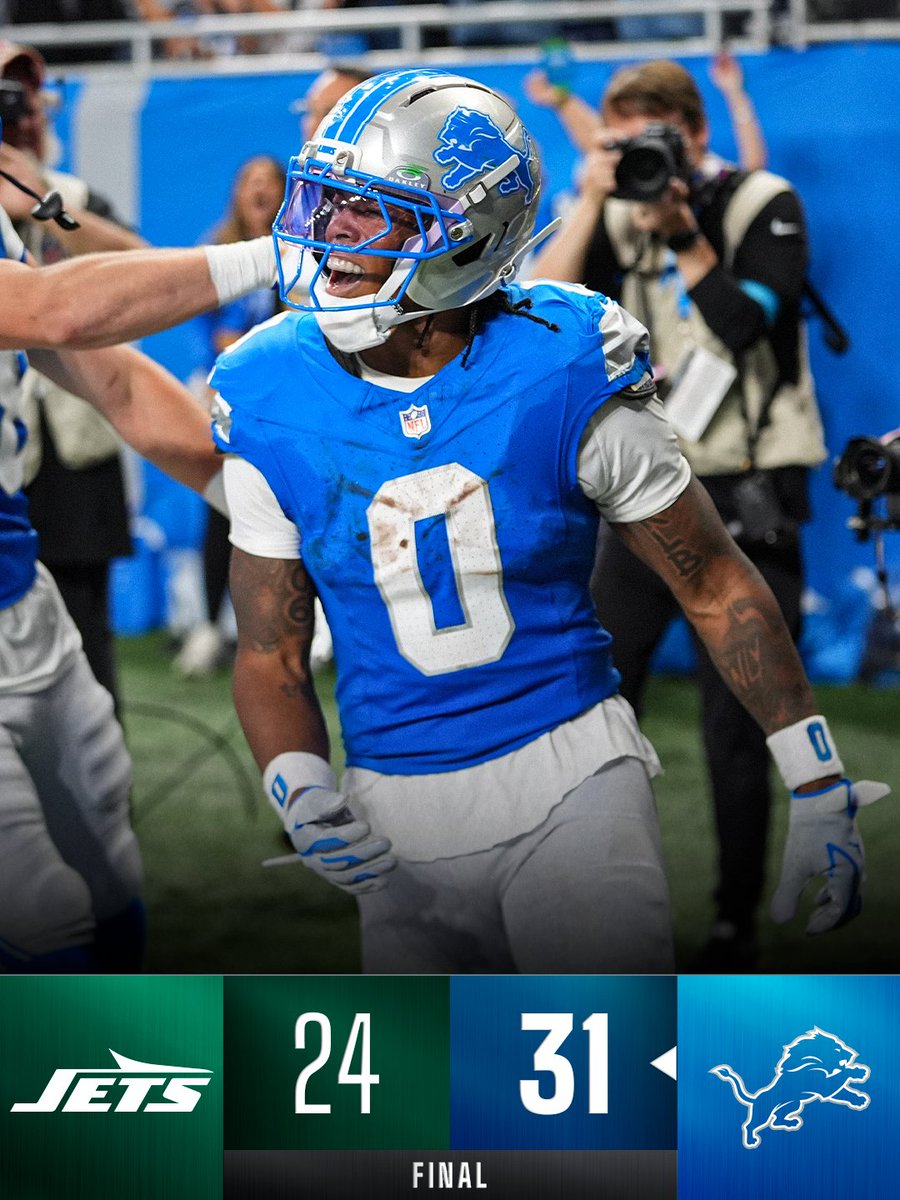 NFL's tweet photo. FINAL: @Lions win on a crazy ending at home! https://t.co/aeIbMYzeP6
