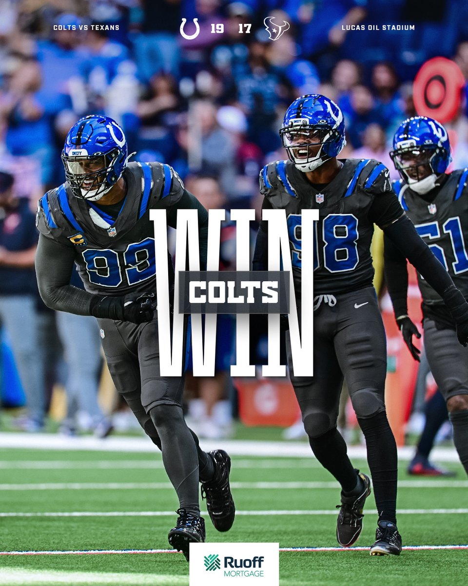 Colts's tweet photo. DUB‼️ #FORTHESHOE https://t.co/bPzsjl74AS