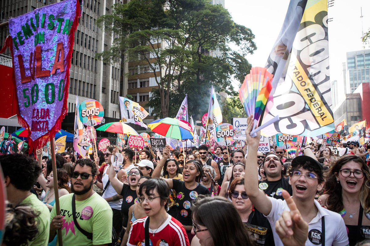 cortezpsol's tweet photo. Aconteceu uma coisa forte na Avenida Paulista. https://t.co/X1xdvLPFvl