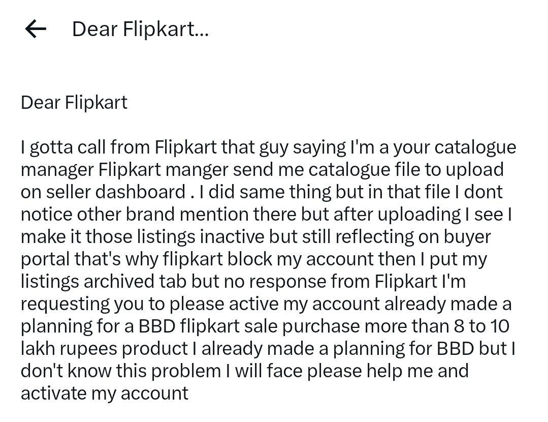 Siddharth_ksk's tweet photo. Seller Mai id spoweary@gmail.com
@flipkartsupport https://t.co/ciOiIbajQ0