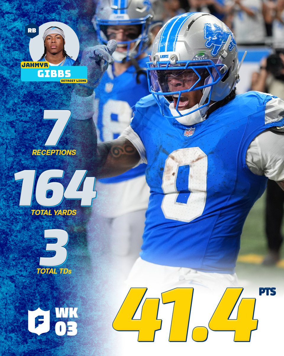NFLFantasy's tweet photo. THAT'S WHY HE WAS THE NUMBER 1 PICK 🔥 https://t.co/25P81CNWCN