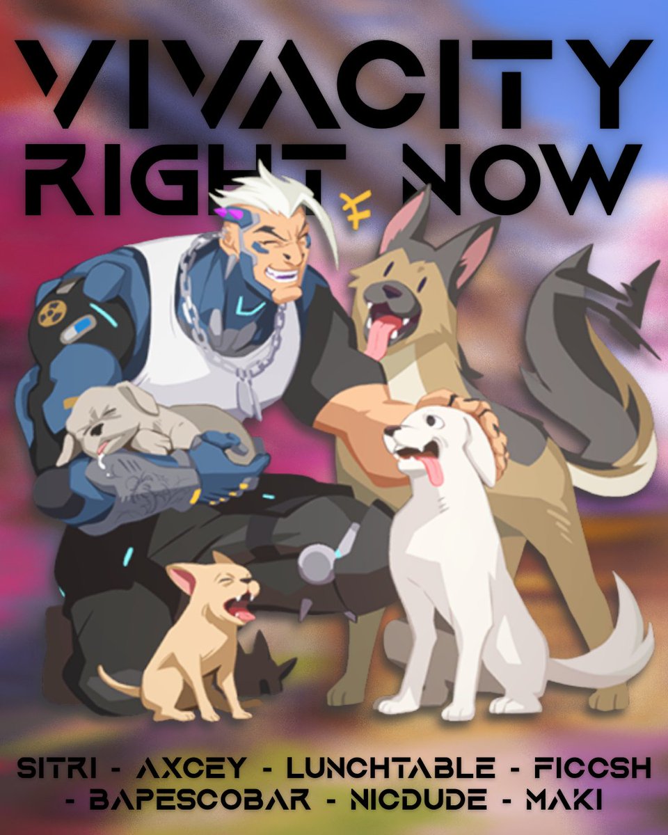 VivacityOw's tweet photo. Built for the moment‼️ Ready to strike‼️⚔️🔥

Introducing VTY Right Now‼️

🛡️ @001sitri 
⚔️ @axceyyy 
⚔️ Lunchtаble
💉 @flccsh 
💉 Bapescobar 
💉@NicDude_ 

💼 @makiiiow 
🎨@eddieksz 
#shocktheseas | #FACEIT | #Overwatch https://t.co/dfY3IShifA