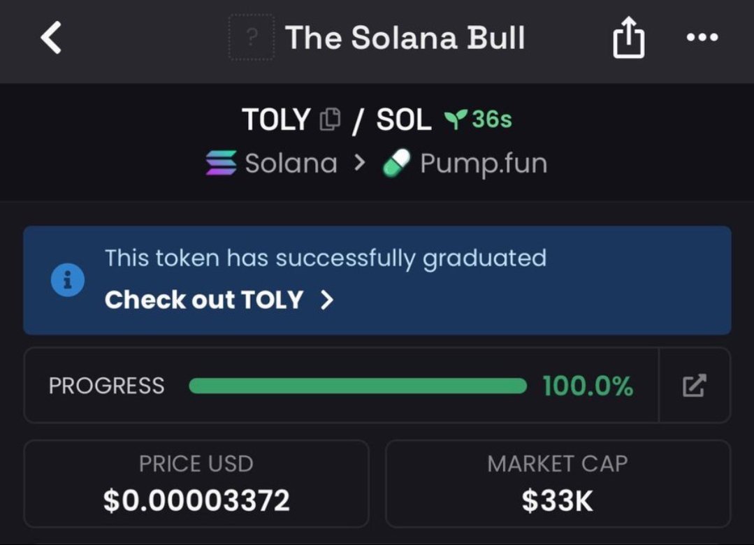 DrSolMeme's tweet photo. Imagine fading a $33K MC call and watching it run to $645K.

That's exactly what happened with $TOLY.
The winners weren't lucky — they were early.
Get inside the TG and catch the next opportunity!

Ca:
4UKhvqXNsb1zfnCH4kf8VWkFCC7KBDFZwg4TyVVYpump

#bbvipks4 #memecoin https://t.co/d9rImBKpf4