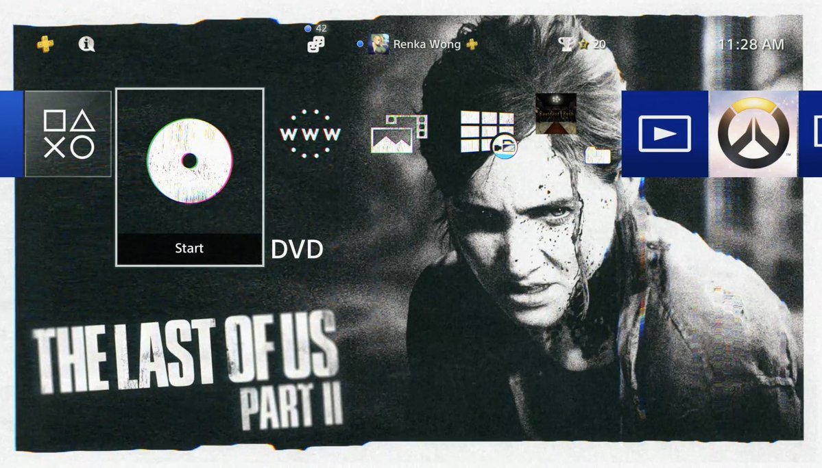 luftschlossser's tweet photo. really missing all the TLOU PS4 themes. playstation consoles UI's used to have so much character man https://t.co/o61DAX56uw
