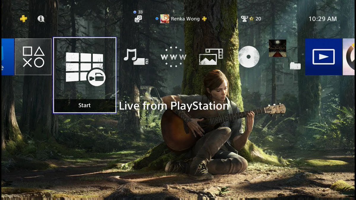 luftschlossser's tweet photo. really missing all the TLOU PS4 themes. playstation consoles UI's used to have so much character man https://t.co/o61DAX56uw