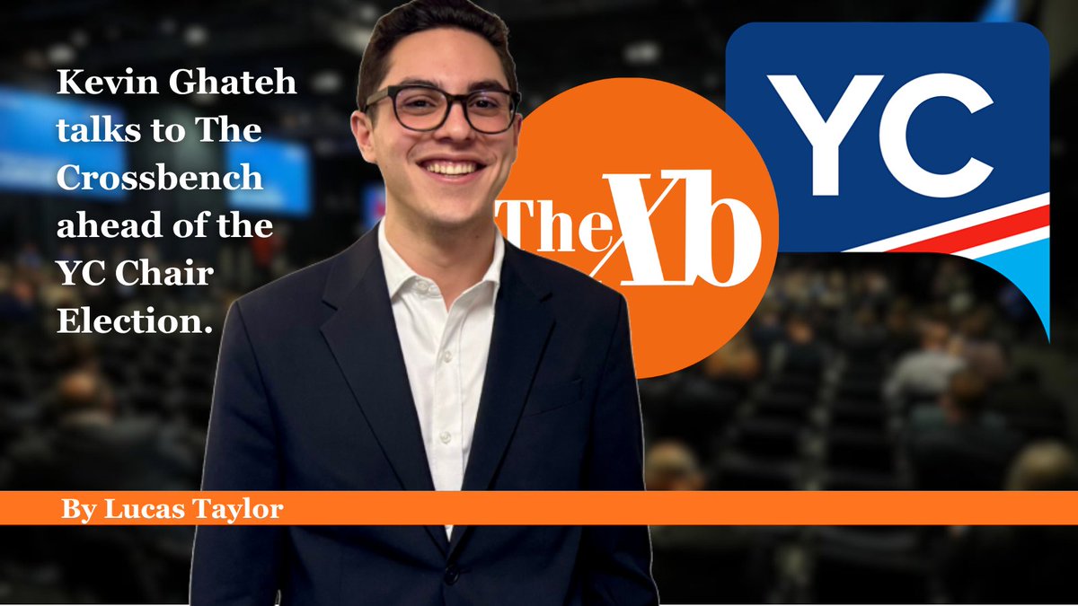 The_Crossbench's tweet photo. @LTaylor16005 interviews the Chair of the @Young_Tories, @KevinGhateh, in the midst of his campaign to win re-election. https://t.co/n5gUZQEnQP