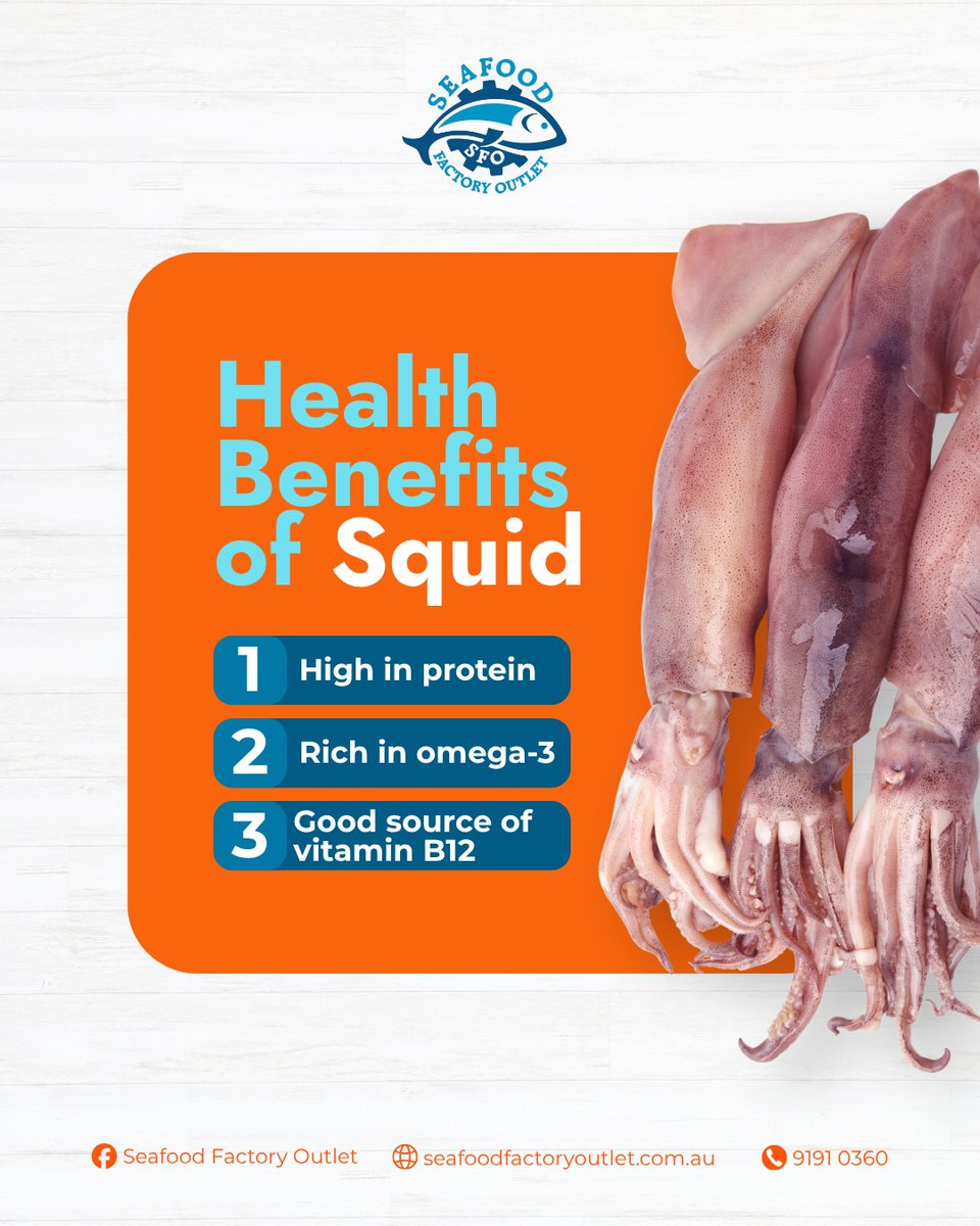 HansDel0nly's tweet photo. Keeping your family healthy doesn’t have to be complicated. Squid is a great source of protein, omega-3s, and vitamin B12. Visit us at 41 Clapham Rd, Regents Park, or order online for quick pickup today. https://t.co/cFzNUkA9zo