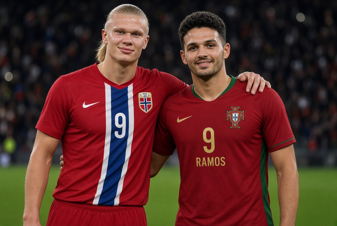 sunnydake's tweet photo. Haaland level up but Ramos quickly return double goals back 🔥
Portugal are better without cr7
#NORPOR https://t.co/He0iCnYIpQ
