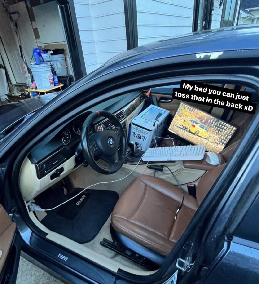sha13imran's tweet photo. If you're 18-25 go buy that 6-owner 187,000-mile BMW. It's time to learn an important lesson https://t.co/P6GeD0CGrb
